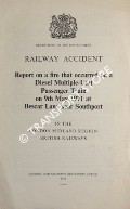 Railway Accident - Report on a fire that occurred on a Diesel Multiple-Unit Passenger Train on 9th May 1971 at Bescar Lane near Southport in the London Midland Region, British Railways by Department of the Environment